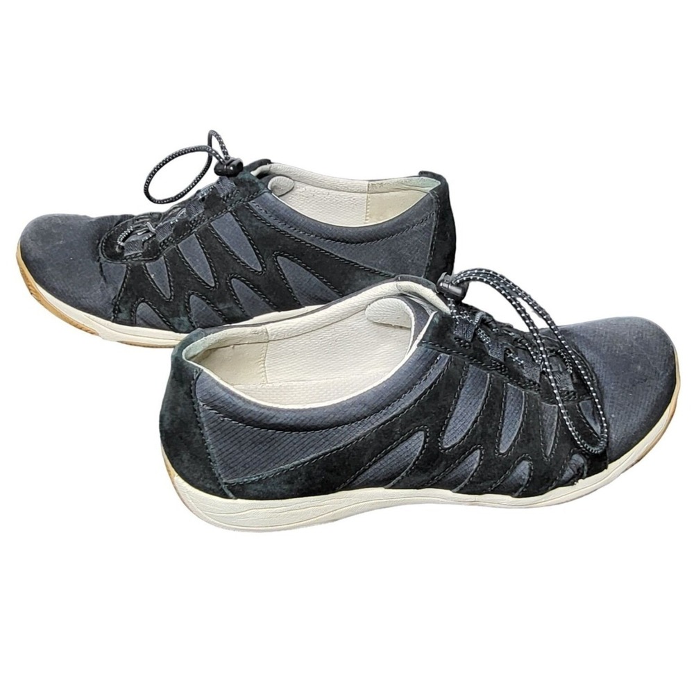 Dansko Womens Black Harlie Sneaker‎ Tennis Shoes 41 (10.5-11) Comfort Work